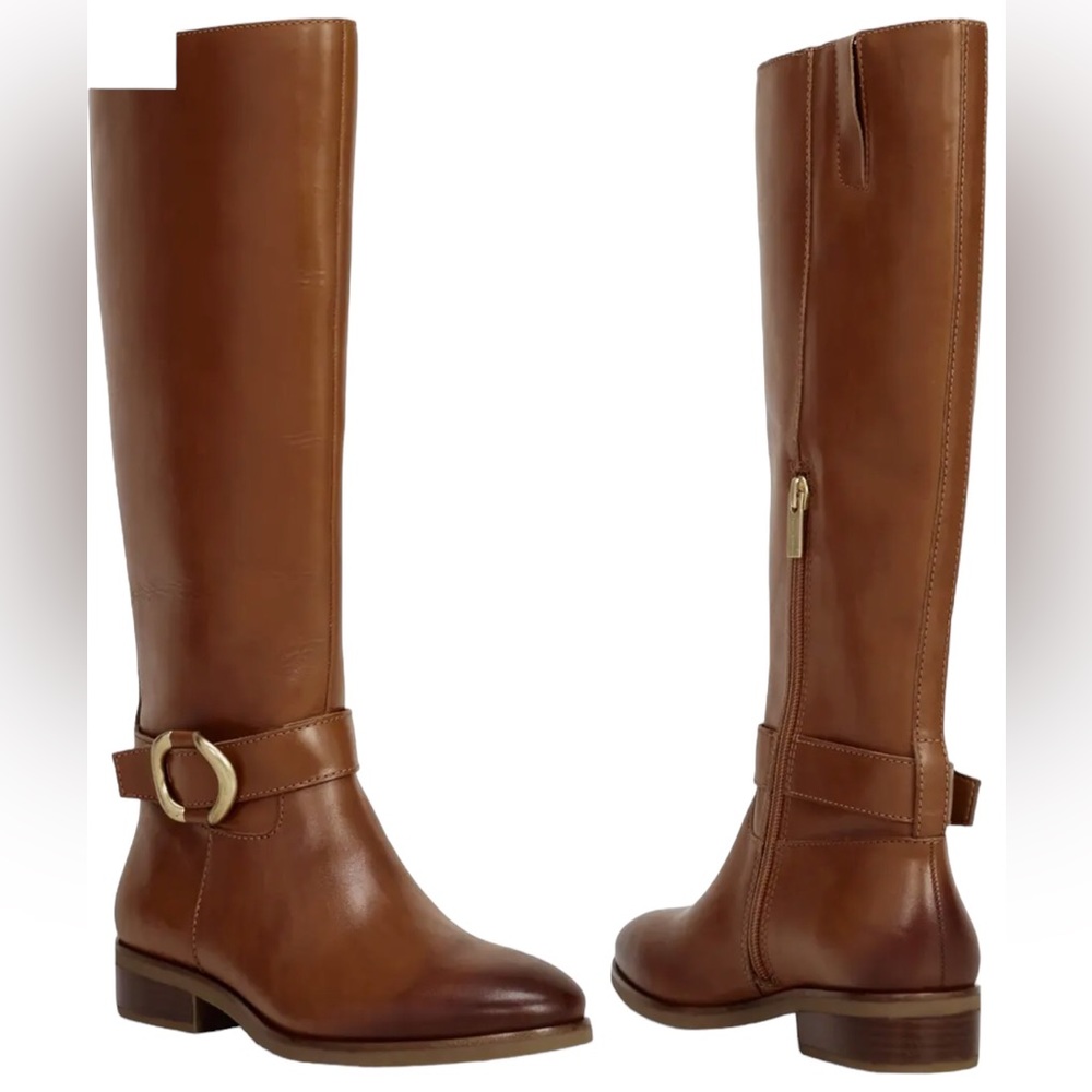 Vince Camuto Women’s Samtry Knee High Riding Boot Brown Size 9